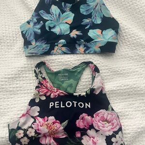 Peloton Floral Print Sports Bras Set